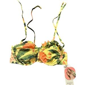 Agua Bendita x Target Peony Bikini Top